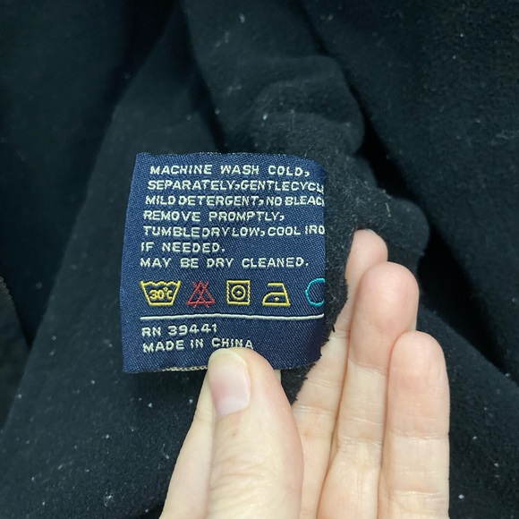 Vintage Dockers Men's Bomber Jacket with Leather Collar - Picture 9 of 9